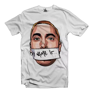 Playera Slim Shady - My Name Is... - Raperos