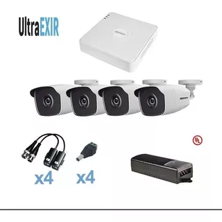 Kit Camaras De Seguridad Simil Hikvision Dvr De 8 Disco 1tb