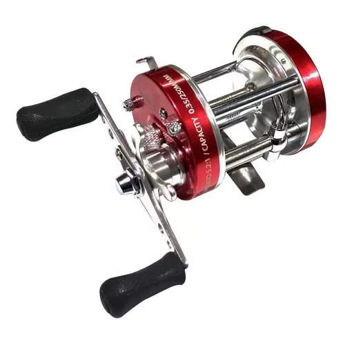 Reel rotativo Spinit Mariner 6500 color rojo