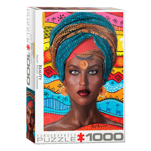 Belleza Africana Rompecabezas 1000 Piezas Eurographics