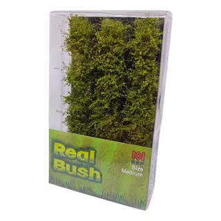 Pasto Vegetacion 20mm Diorama Verde Lima Real Bush Maqueta