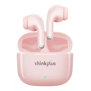 Auriculares Inalámbricos Bluetooth Lenovo Lp40 Pro Rosa Color Rosa Claro Color De La Luz Verde