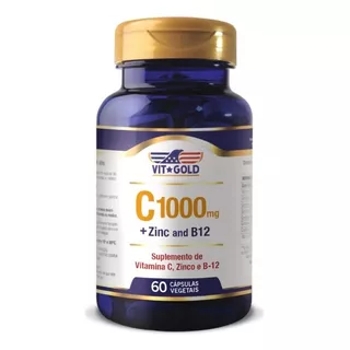 Vit. C 1.000 Mg + Zinco E B-12 Vitgold 60 Caps