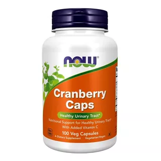 Cranberry Concentrado Now Foods 100 Cps Cran Berry Importado Sabor Neutro