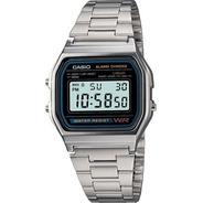 Reloj Casio A158wa Unisex  Retro Plateado / Lhua Store