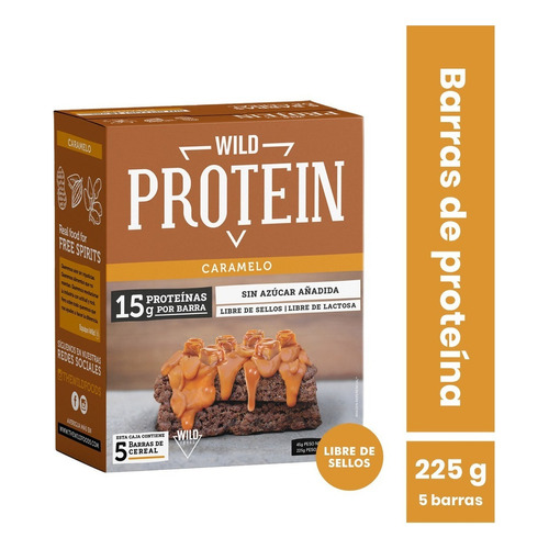 Wild Protein Caramelo 5 Unidades