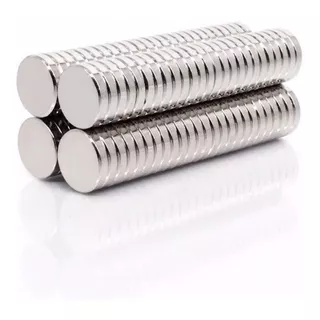 100 Imanes 10mm X 2mm N35 Con Envio Gratis