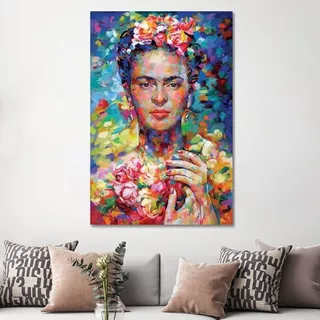  Cuadros-frida Kahlo 3 ,decorativo,95x60cm-16k Resolución