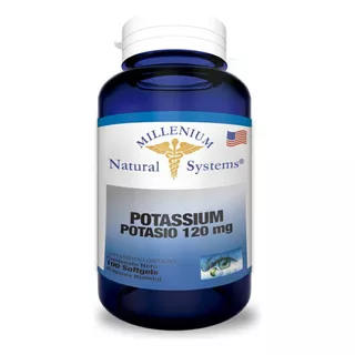 Potassium Potasio 120mg X 100 Softg - Unidad a $313