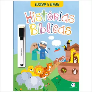 Livro Infantil Escreva E Apague Histórias Bíblicas