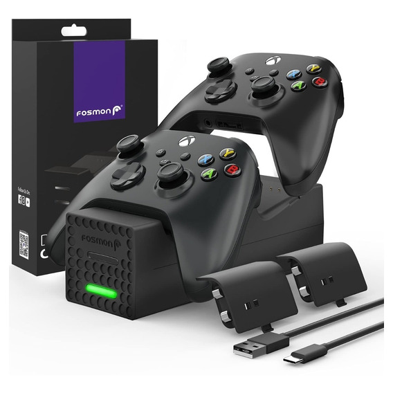Cargador Xbox Xs Control Series X Dual Bateria Base Carga 