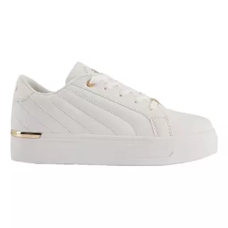 Tenis Polo Club Oro Blanco Casual 7400 Original