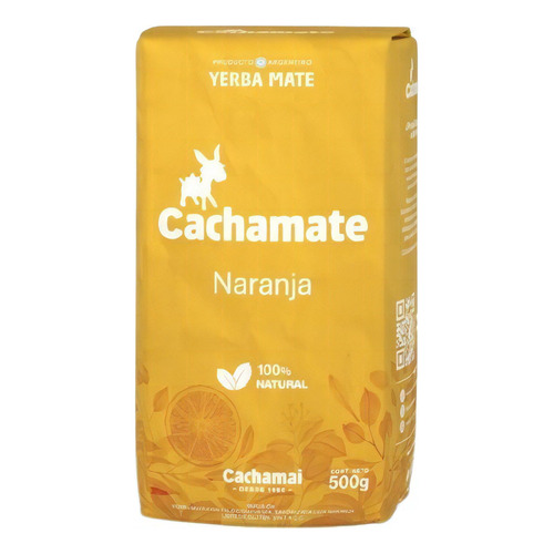 Yerba Cachamate Suave Con Naranja 500g Rinde Mas Mates!