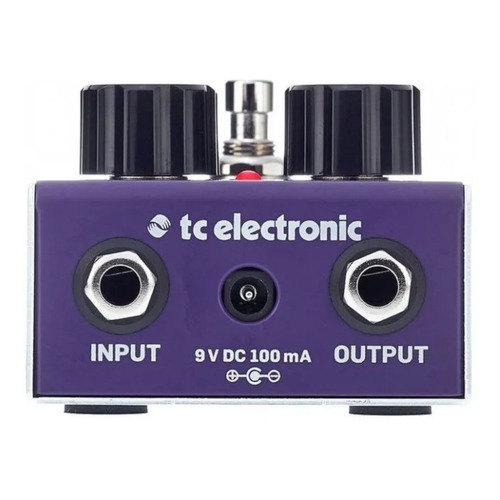 Pedal Tc Electronic Thunderstorm Flanger Para Guitarra Color Morado Oscuro