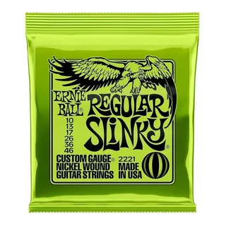 Ernie Ball 2221 Cuerdas Guitarra Eléctrica 10-46 Regular