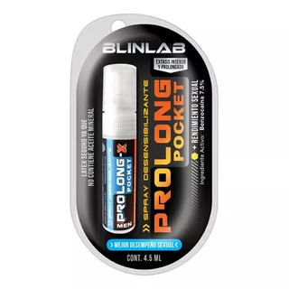 Prolong Pocket - Spray Desensibilizante Uso Tópico -blinlab