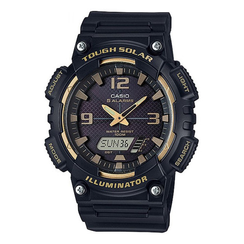 Reloj Para Hombre Casio Aq_s810w_1a3v Negro