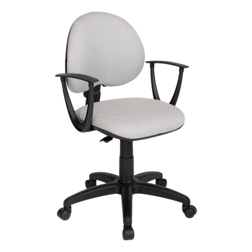 Silla de escritorio de Outlet Arcadia ergonómica  gris con tapizado de marathon