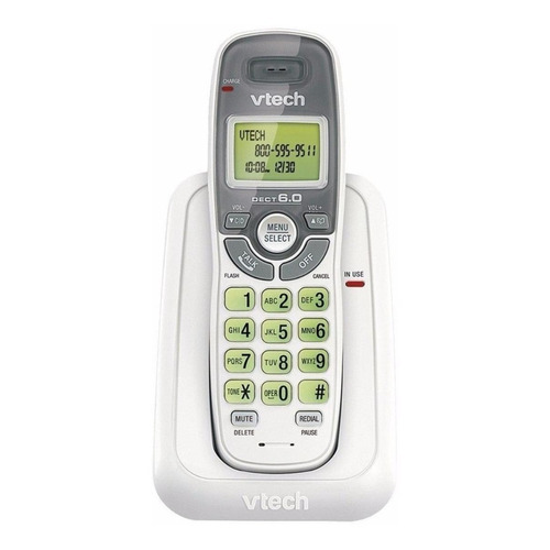 Teléfono VTech CS6114-2 inalámbrico - color blanco