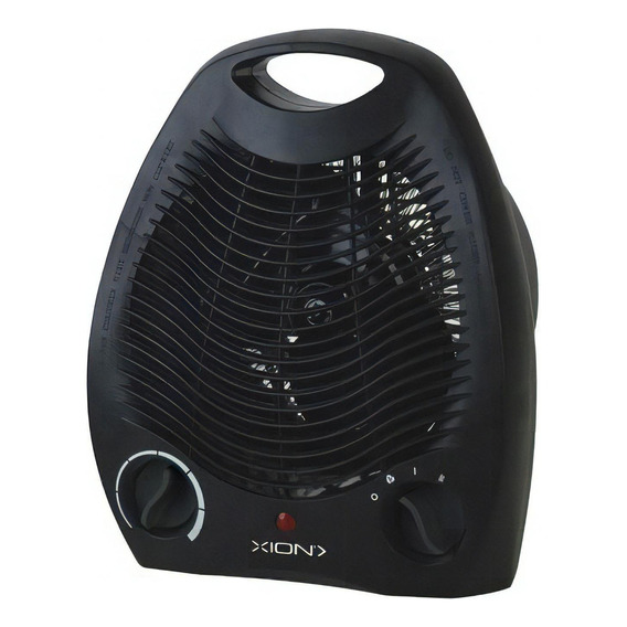 Caloventilador Xion Ajuste Potencia Termostato 1000/2000 W. Color Negro