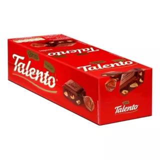 Chocolate Mini Talento Avelãs 25g Caixa C/15