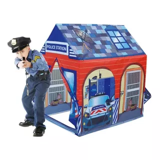 Carpa Infantil Estación De Policía 95x72x102 Cm- Mvd Hogar
