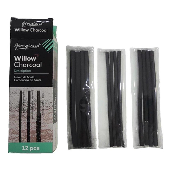 Carbonillas Giorgione Willow Charcoal X12 Unidades