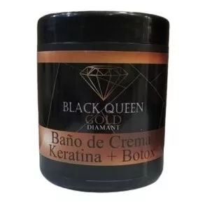 Baño De Crema Black Queen Keratina Y Botox 1kg