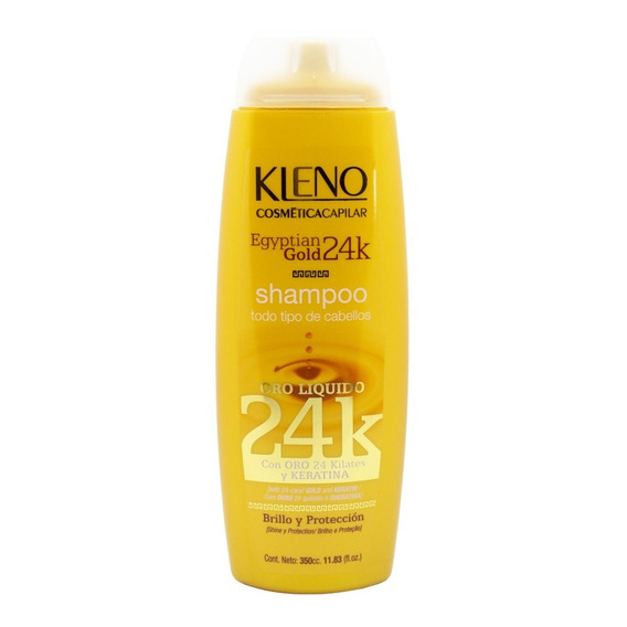 Kleno Egyptian Gold 24k Shampoo Brillo Y Proteccion 350ml