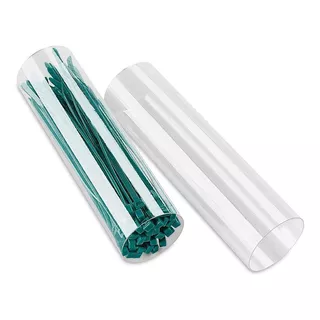 Tubos De Plástico Transparente - 10x15cm - 25/paq - Uline