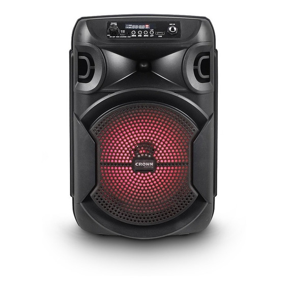 Bafle Potenciado Crown Mustang Woofer 8 Djs-820bt