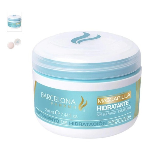 Barcelona Pharma ® Mascarilla Hidratante Tratamiento Sin Sul