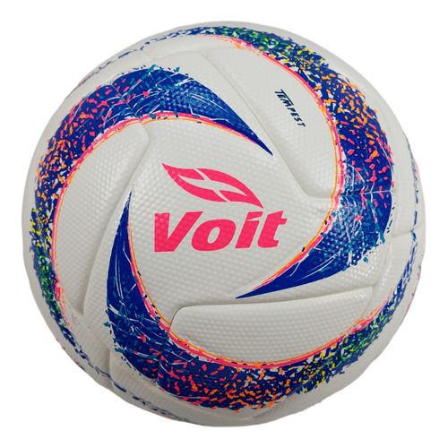 Balón Fútbol No.5 Voit Fifa Pro Tempest Apertura 2023 Color Blanco/Azul/Naranja