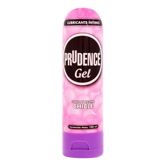 Lubricante Comestible Prudence Gel 100ml Base Agua Chicle