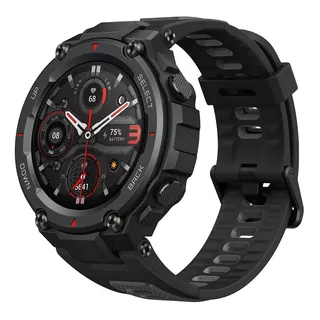 Reloj Inteligente Amazfit T-rex Pro Smartwatch 1.3´´ Gps Color De La Caja Meteorite Black Color De La Malla Meteorite Black