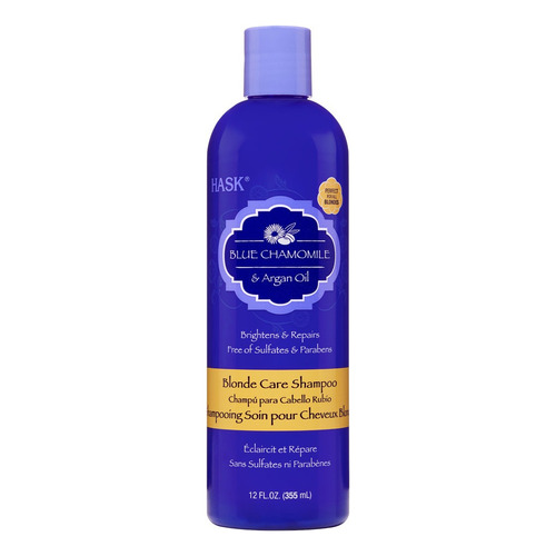 Hask Shampoo Blue Chamomile & Argan Oil 355 Ml