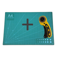 Combo Tabla Base Para Corte - A4 + Cutter Circular -