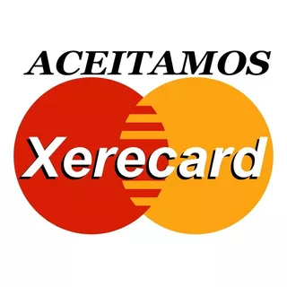 Adesivo Aceitamos Xerecard Mastercard 11x7cm