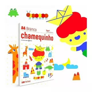 Papel Sulfite A4 Chamequinho Pacote 100 Folhas Chamex Branco