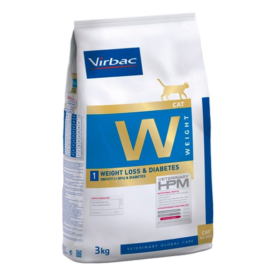 Virbac Alimento Gato Weight Control De Peso Y Diabetes 3kg