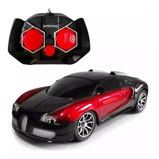 Carrinho Controle Remoto Ultra Car 1:24 Polibrinq Vermelho