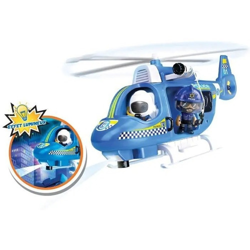 Muñeco Pinypon Action Helicóptero Con Luz
