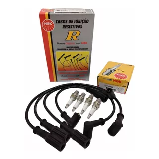 Kit Cables + Bujias Fiat Palio Siena Motor 1.4 Fire Ngk