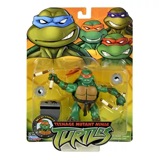 Playmates Tortugas Ninja Nuevas 81030 Figura Articuladas 10cm - Miguel Angel