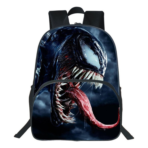 Mochila Escolar Para Niños New Supply Venom, Grande, Para Es Color Figure 03 Diseño De La Tela 16-inch