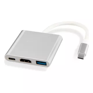 Adaptador Tipo C A Hdmi 4k Hub Convertidor Hub Usb3.0 3 En 1