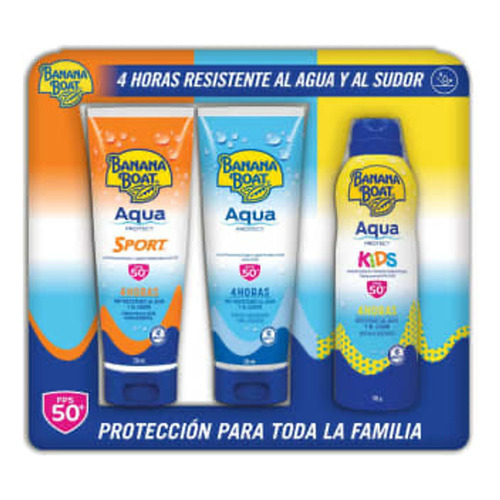 Protector Solar Bananaboat Aquaprotect Spray170g + 2pz 236ml