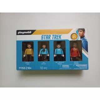 Star Trek Tripulación Enterprise Playmobil 10 Pc