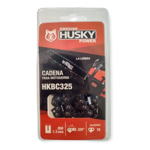 Cadena Motosierra Leñera 20puLG Paso .325 76 Eslabones Husky