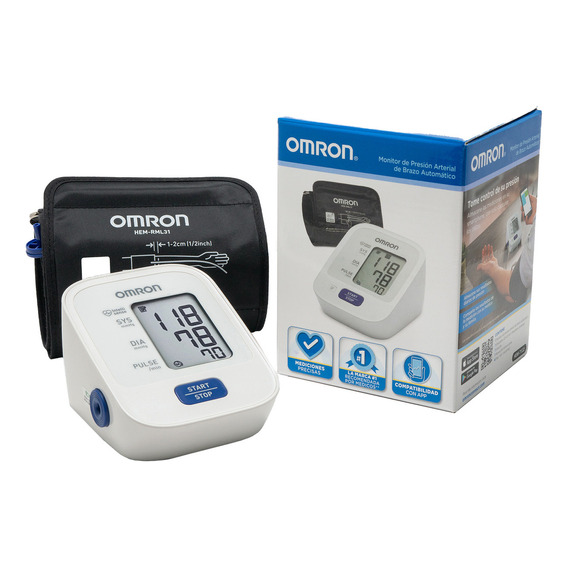 Omron HEM-7122 Tensiómetro digital de brazo automático Blanco